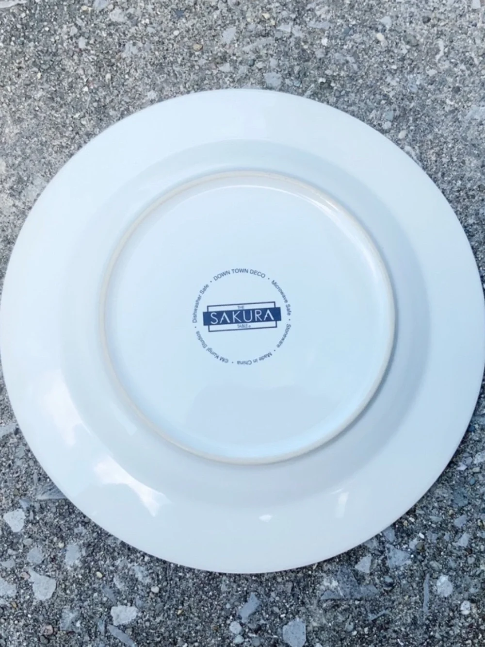 Sakura Table Lemon Drop Martini Bar Stoneware Salad Plate Indie Barware 8”
